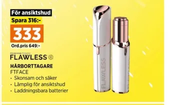 Power Flawless finish touch hårborttagning erbjuda