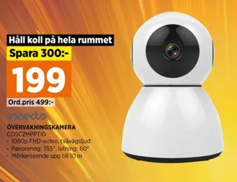 Power Conecto övervakningskamera erbjuda
