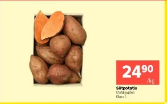 Coop Extra Sötpotatis erbjuda
