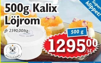 T-jarlen 500g Kalix Löjrom erbjuda