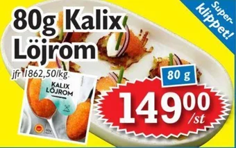 T-jarlen 80g Kalix Löjrom erbjuda