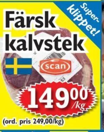 Färsk kalvstek