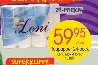 Toapapper 24-pack Leni