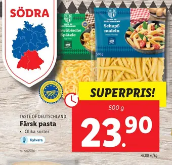 Lidl Färsk pasta erbjuda