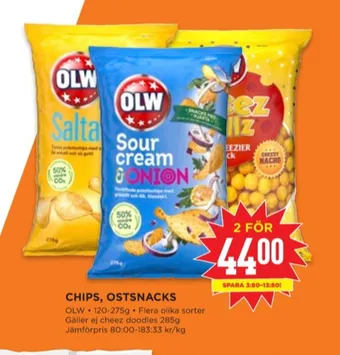 Willys Olw chips erbjuda