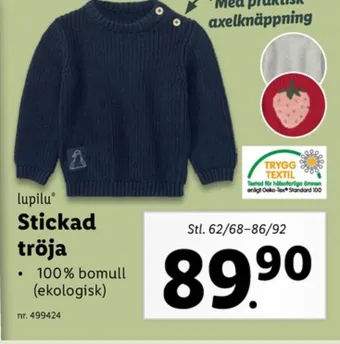 Lidl Lupilu tröjor erbjuda