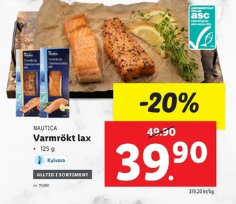 Lidl Nautica lax erbjuda