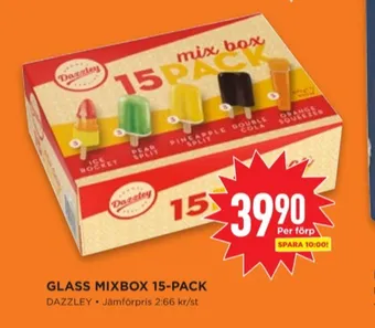 Willys Dazzley glasspinnar erbjuda