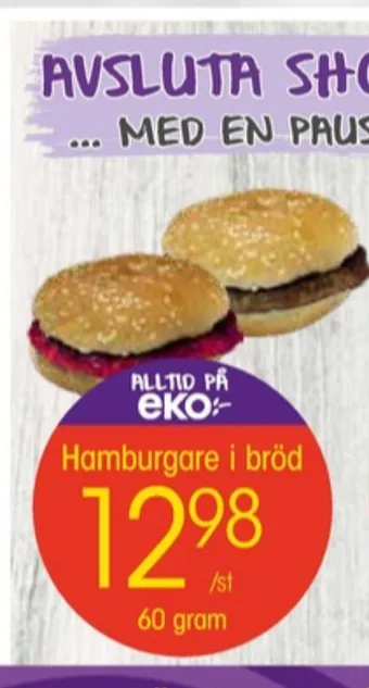EKO Eko restaurang erbjuda