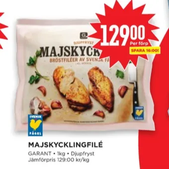Willys Garant kycklingbröstfilé erbjuda