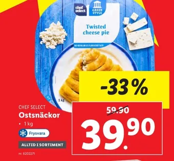 Lidl Chef select färdigrätter erbjuda