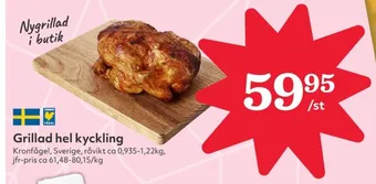 Hemköp Kronfågel kyckling erbjuda