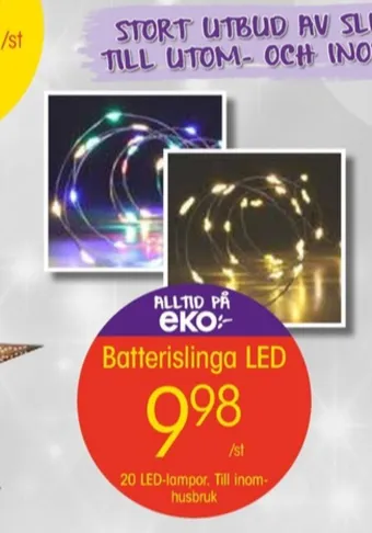 EKO Konstsmide ljusslingor erbjuda