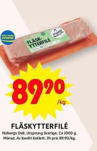 ICA Maxi FLÄSKYTTERFILÉ erbjuda