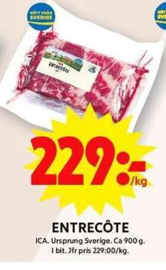 ICA Maxi ENTRECÔTE erbjuda