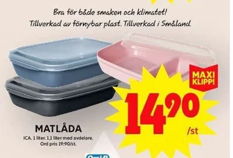 ICA Maxi MATLÅDA erbjuda