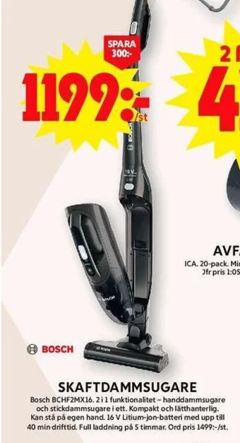 ICA Maxi SKAFTDAMMSUGARE Bosch erbjuda