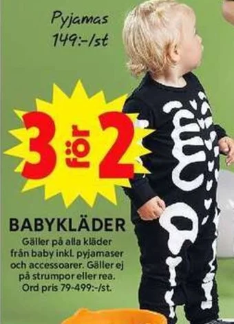 ICA Maxi BABYKLÄDER erbjuda