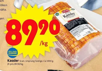 ICA Supermarket Kassler Scan erbjuda