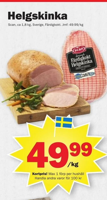 Pekås Helgskinka Scan erbjuda