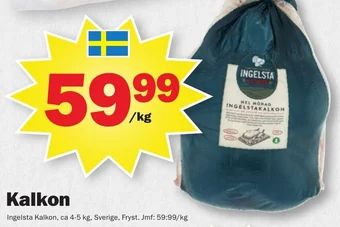 Pekås Kalkon erbjuda
