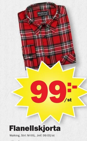 Pekås Flanellskjorta erbjuda