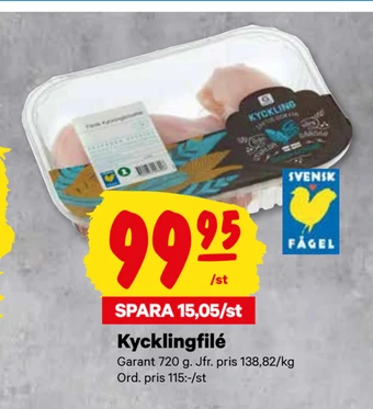 City Gross Kycklingfilé erbjuda