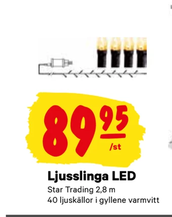 City Gross Ljusslinga led erbjuda