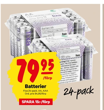 City Gross Batterier erbjuda