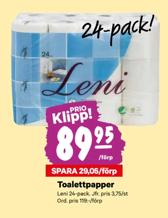 City Gross Toalettpapper erbjuda
