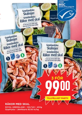 Willys RÄKOR MED SKAL erbjuda