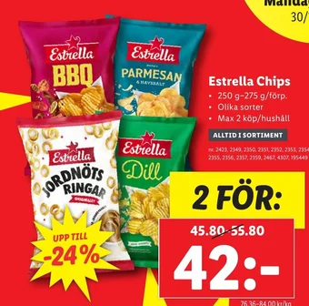 Lidl Estrella Chips erbjuda