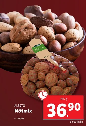 Lidl ALESTO Nötmix erbjuda