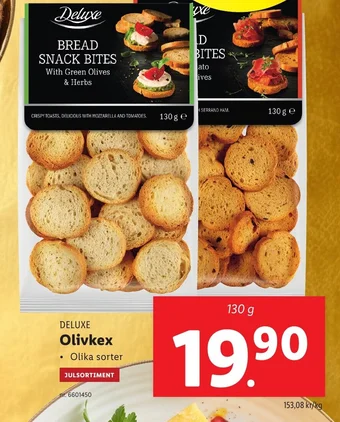 Lidl DELUXE Olivkex erbjuda