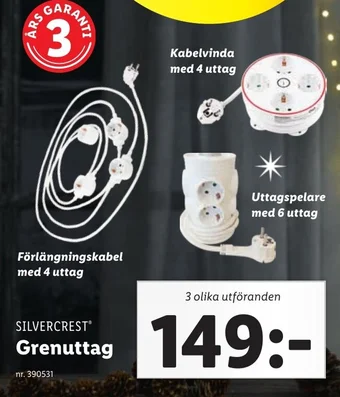 Lidl SILVERCRESTⓇ Grenuttag erbjuda