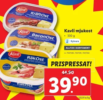 Lidl Kavli mjukost erbjuda