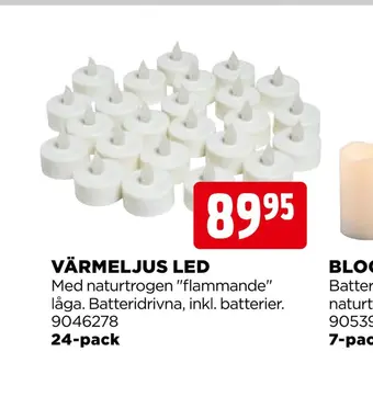 Jem&Fix Värmeljus led erbjuda
