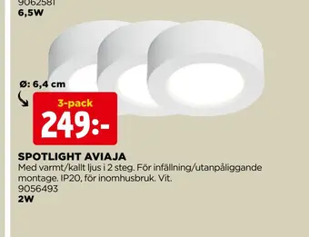 Jem&Fix Spotlight aviaja erbjuda