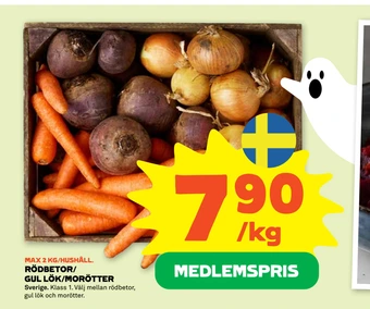 Stora Coop Rödbetor/ gul lök/morötter erbjuda