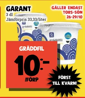 MatArket Gräddfil erbjuda