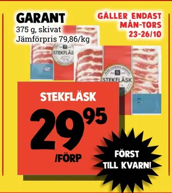 MatArket Stekfläsk erbjuda