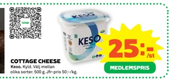 Stora Coop Cottage cheese erbjuda