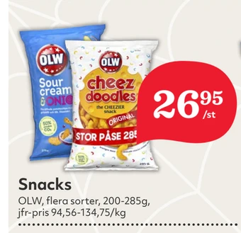 Hemköp Snacks erbjuda