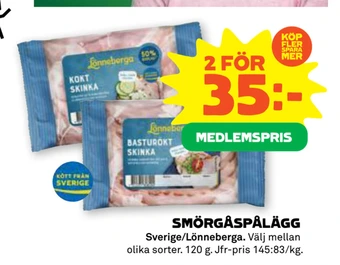 Stora Coop Smörgåspålägg erbjuda