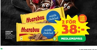 Stora Coop Chokladkakor erbjuda