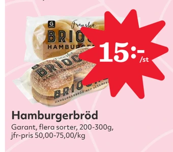 Hemköp Hamburgerbröd erbjuda