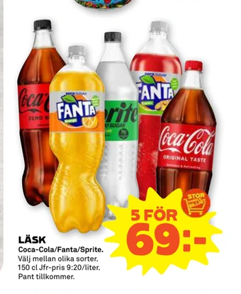 Stora Coop Läsk erbjuda