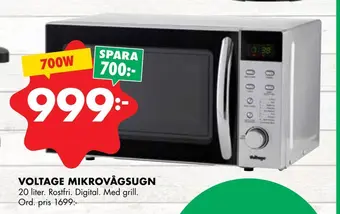 ÖoB Voltage mikrovågsugn erbjuda