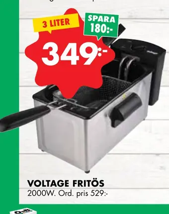 ÖoB Voltage fritös erbjuda