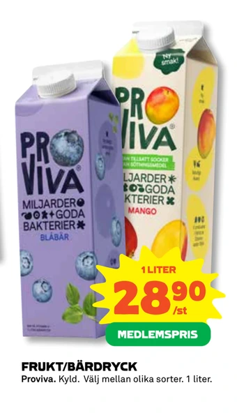 Coop Frukt/bärdryck erbjuda